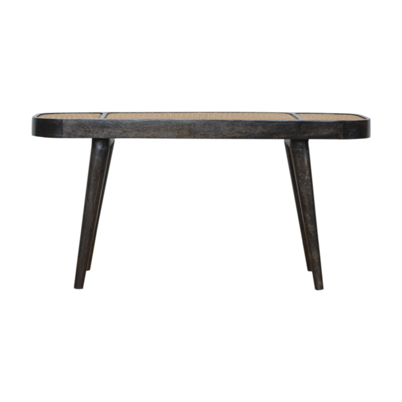 Solid Mango Wood Larissa Carbon Black Bench - Image 3