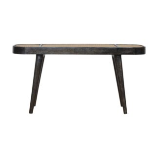 Solid Mango Wood Larissa Carbon Black Bench