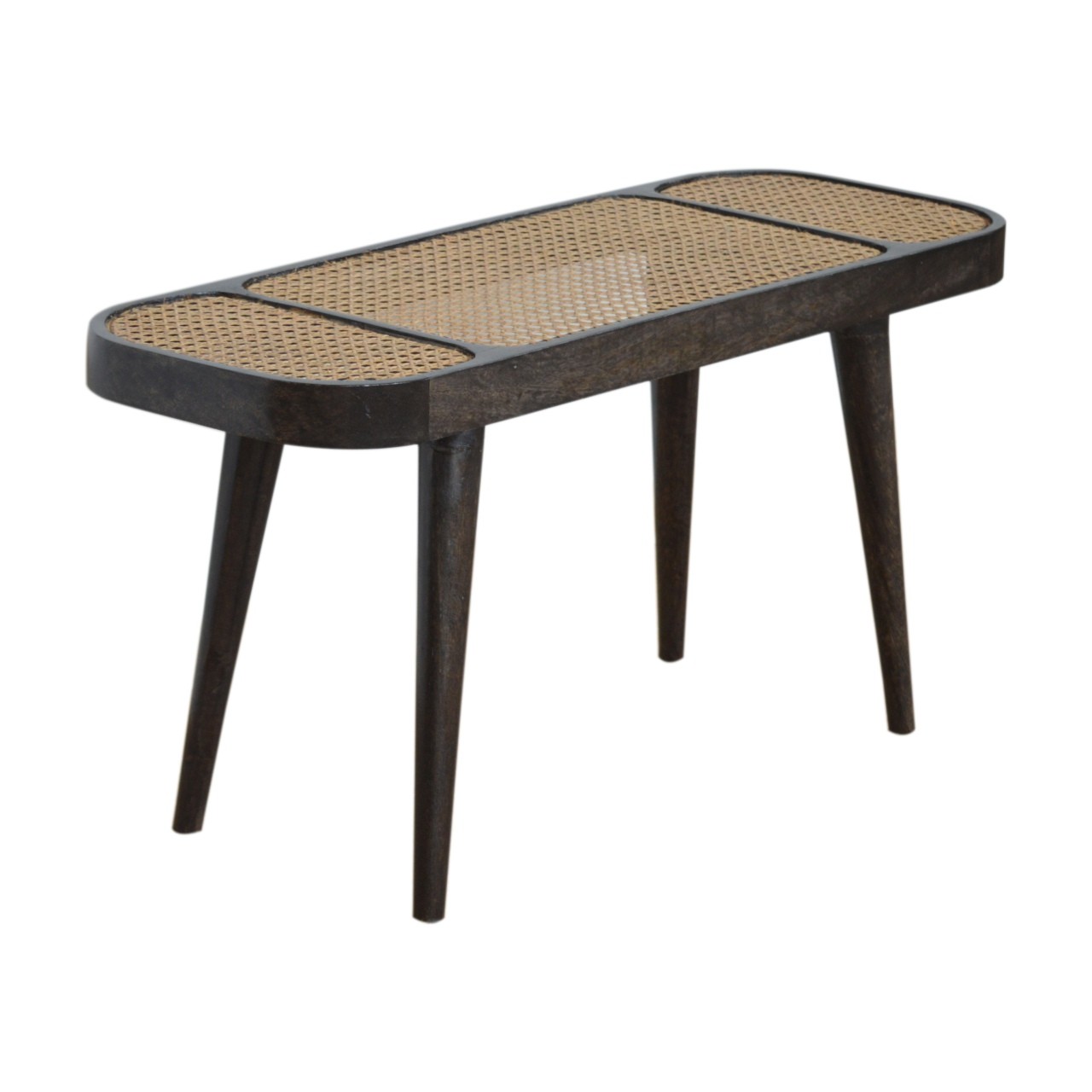 Solid Mango Wood Larissa Carbon Black Bench - Image 6
